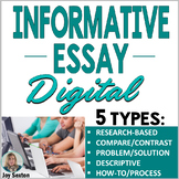 Informational Writing DIGITAL: 5 Informative Essays for Google Distance Learning