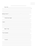 Informational Writing Graphic Organizer for Five Paragraph Essays