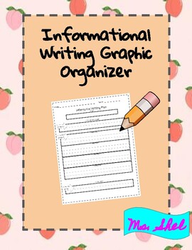 Preview of Informational Writing Graphic Organizer with Lines