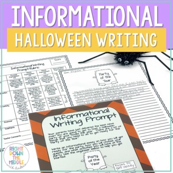 Preview of Informational Writing: Halloween Writing for Middle and High School