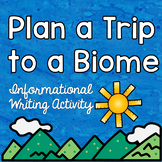 Informational Writing- How to Pack for a trip to a Biome