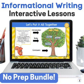 Preview of Informational Writing Interactive Lessons How to Write an Essay Bundle