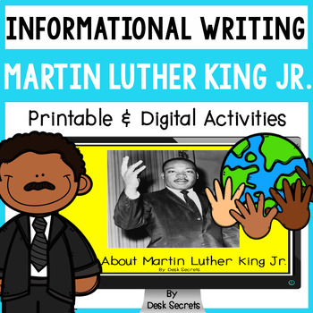 Preview of Informational Writing Martin Luther King Jr. | Research | Informational Text