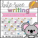 Informational Writing Mini-Lessons | Animal Research Unit 