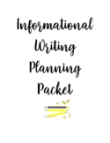 Informational Writing Mini Unit with Graphic Organizers & 
