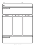 Informational Writing Outline Template Student Plan Organi