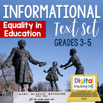 Preview of Informational Writing Prompt - Equality in Education