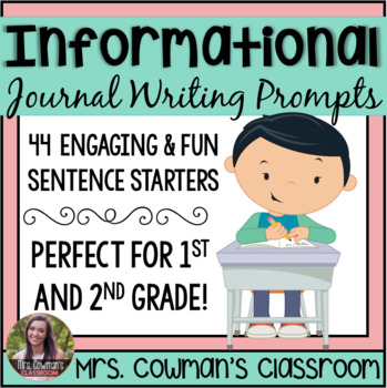 Preview of Informational Writing Prompts - First Grade