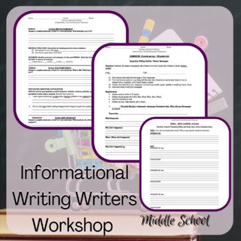 Preview of Fun Writing Activities for Middle School: Improve Writing Skills with Ease