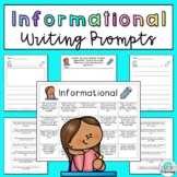 Informational Writing Prompts: Printable and Digital Googl