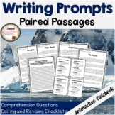 Informational Writing Prompts with Paired Passages & Checklists
