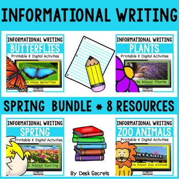 Preview of Informational Writing Spring Bundle | Research Project | Informational Text