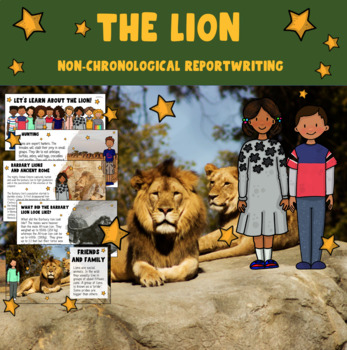 Preview of Informational Writing - The Lion  (Non-Chronological Report Writing)