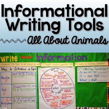 Preview of Informational Writing Tools - All About Animals - Sentence Sorts, Organization