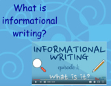 Informational Writing Unit Flipchart