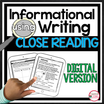Preview of Informational Writing Unit  Inference Writing Activities