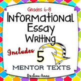 Informational Writing Workshop for Middle School ELA PRINT