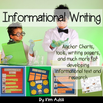 Preview of Writer's Workshop: Informational Writing by Kim Adsit aligned with Common Core