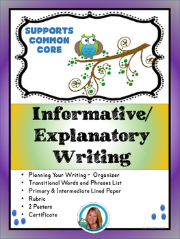 Preview of Informative Writing Supports Common Core