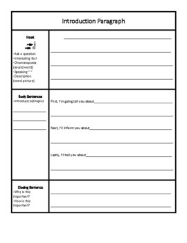 Informative Essay Graphic Organizer by Jessica Wieseler | TPT