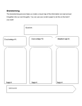 informative essay graphic organizer 4th grade