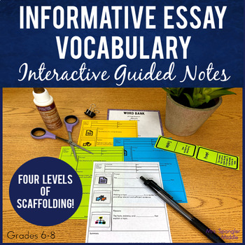 informative essay vocabulary