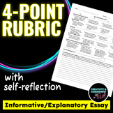 Informative Explanatory Essay Rubric | Practical Editable 