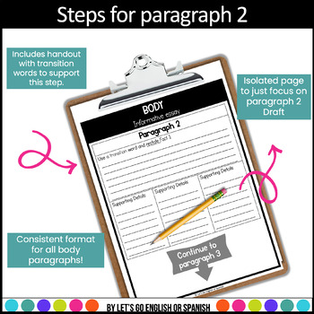 informative essay graphic organizer 4th grade