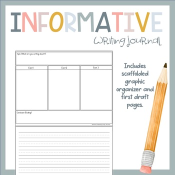 Preview of Informative/Expository Writing Journal - Instrument Research
