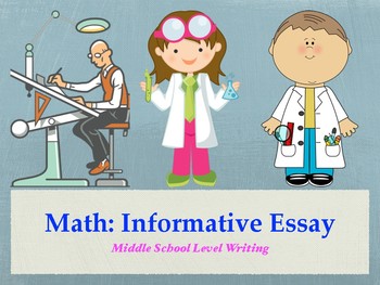 Preview of Informative Math Essay: Topic 2 - Careers in Mathematics