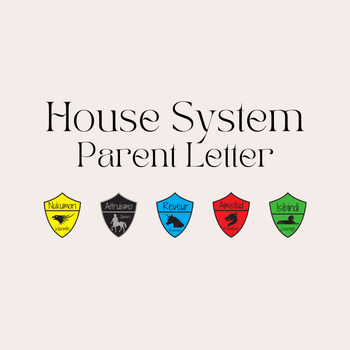 Preview of House System Parent Letter
