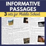 Informative Passages - Informational Graphic Organizer - E