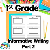 Informative/Research Part 2 First Grade Writing Unit 6