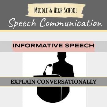 Preview of Informative Speech for Public Speaking/Communications