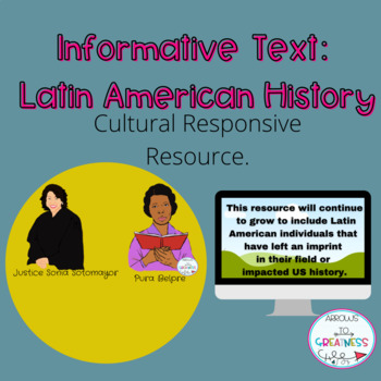 Preview of Informative Text: Latin Americans in US History