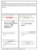 Informative Text with Reading and Writing Considerations_E