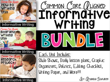 Preview of Informative Writing BUNDLE