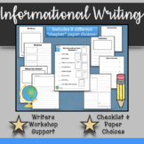 Informative Writing Book Template Primary | Writers Worksh