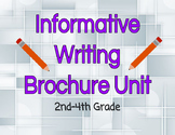 Informative Writing Brochure Unit
