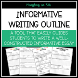Informative Writing Graphic Organizer/Outline