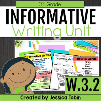 Preview of Informational Writing Graphic Organizers, Prompts, Lessons - W.3.2 Informative