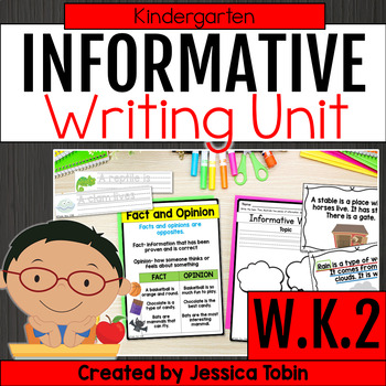 Preview of Informational Writing Graphic Organizers, Prompts, Lessons - W.K.2 Informative