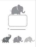Informative Writing Paper-Elephants - ReadyGen First Grade