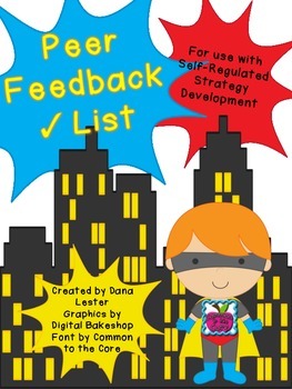 Preview of Informative Writing Peer Feedback Checklist for SRSD