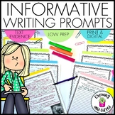 Informative Writing Prompts with Reading Comprehension Pas