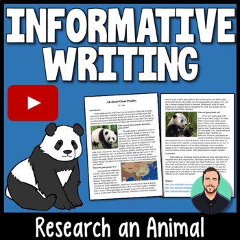 Preview of Informative Writing - Research an Animal!