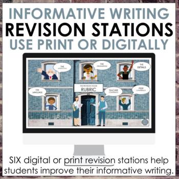 Preview of Informative Writing Revision Stations