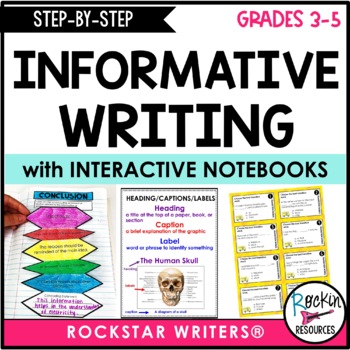 Preview of Informative Writing - ESSAY WRITING - INTERACTIVE NOTEBOOKS - WRITING PROGRAM