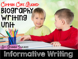 Informative Writing Unit: Biography