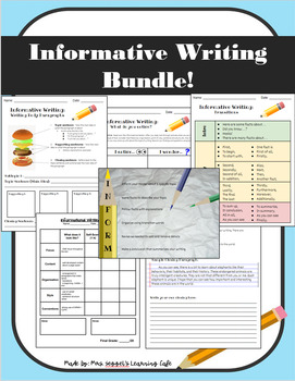Preview of Informative Writing Unit Bundle!